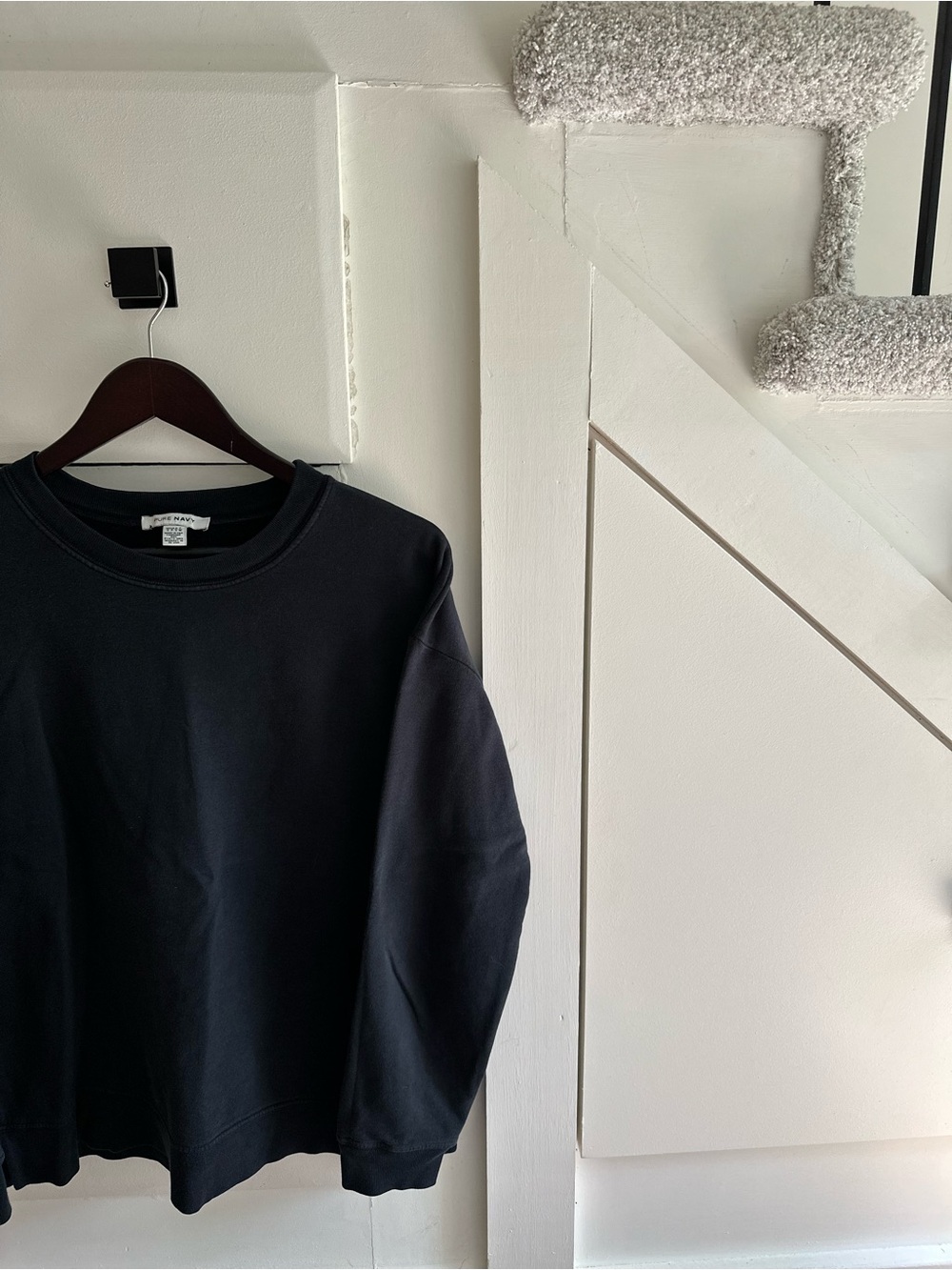 Classic Black Crewneck Sweatshirt